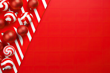 christmas background with christmas decorations