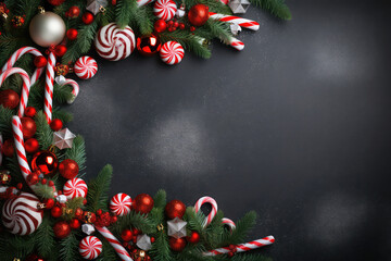 Merry Christmas and happy New Year background