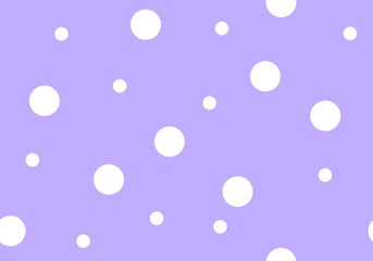 Seamless purple background with bubbles or white circles 