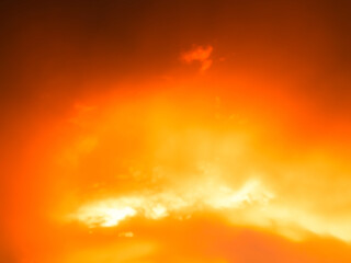 Gradient Overlay Orange Sunset Sunrise blur Effect Pastel Background Sky Evening Beautiful Landscape Light Golden Color Dawn Hour Sunny Twilight Summer Autumn Spring Season Cloud Clear Sun Horizon Day