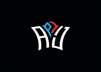 APJ initial monogram letter business and simple modern logo