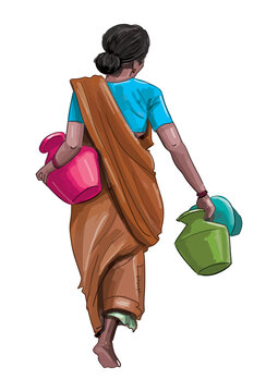 The village lady