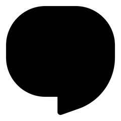 Fototapeta na wymiar Chat message bubble speech text communication icon