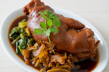 Stewed Pork Knuckle or Stewed Pork Leg