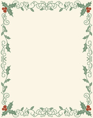 merry christmas border and flag layout themes