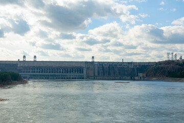 Krasnoyarsk hydroelectric power station dam