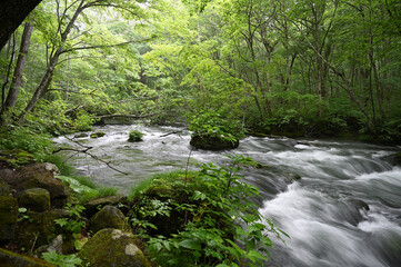 Obraz premium Circumnavigating Hokkaido in early spring