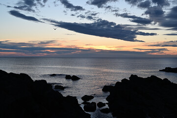 Fototapeta premium Circumnavigating Hokkaido in early spring