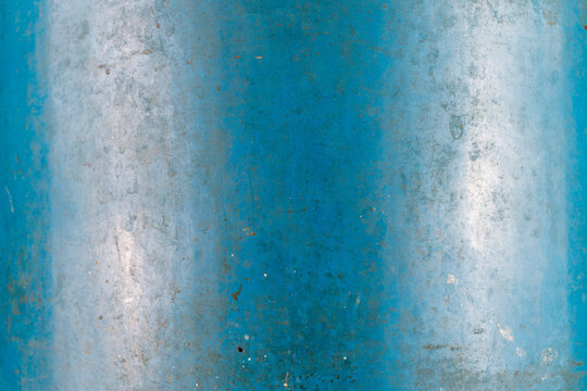 dirty blue painted casserole surface texture and full-frame background