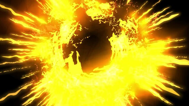 爆発・炎上のトランジョンエフェクト
