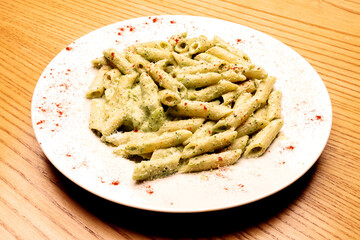 pasta with pesto
