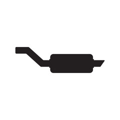 car exhaust icon vector