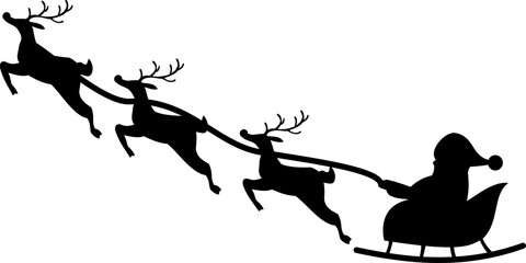 christmas, santa, Rudolph