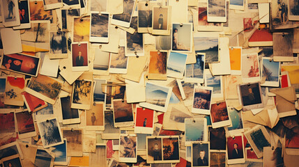 Collage of Assorted Vintage Photographs - Powered by Adobe