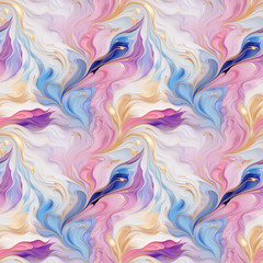 Fototapeta premium カラフルな大理石の模様 シームレスパターン