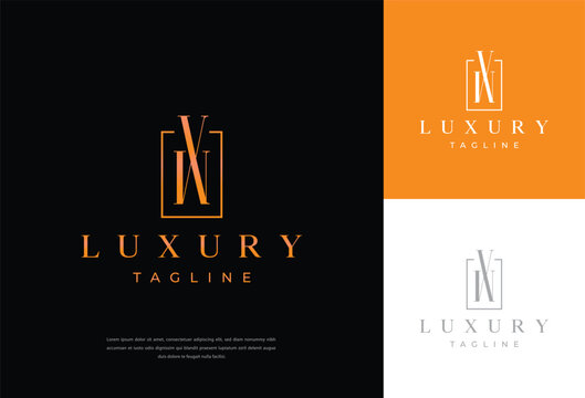 monogram letters VM logo V M VM Initial handwriting logo design. Beautyful design handwritten logo