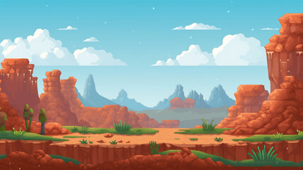 Pixel Art Game Background Computer Game Screen