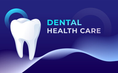 vector design with oral health concept. dental health in children and adults. the design features illustrations of teeth. regular dental care