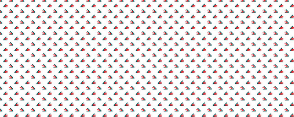 green and red stapler on white background, wrapping paper, endless pattern, illustration