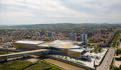 Fototapeta premium Panoramic view of Grozny