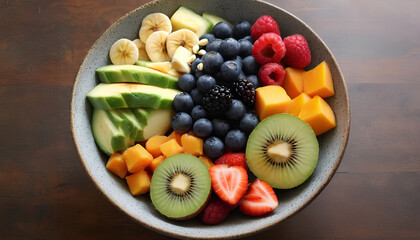 A nutritious and visually appealing combination that celebrates the beauty of wholesome ingredients, Generative AI.