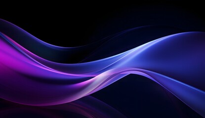 abstract purple blue backgrounds on a black background, in the style of colorful curves, soft and dreamy atmosphere, photobashing, vibrant colorscape, macro zoom, moebius, rim light