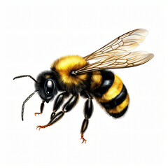 Bumblebee Clipart isolated on white background