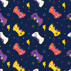 Video game controller seamless pattern
