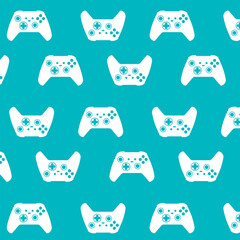 Modern gamepad seamless pattern texture