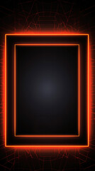Vertical frame mockup of neon light for Black friday sale marketing advertisement