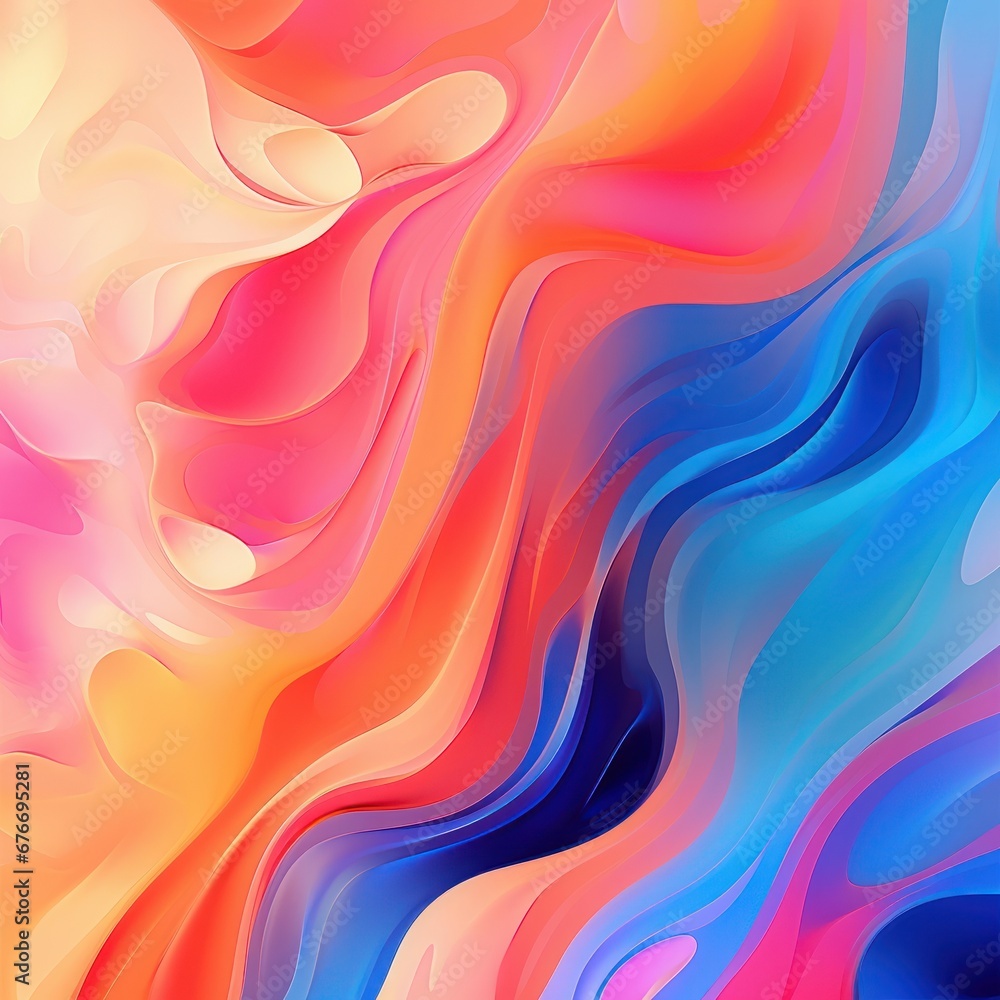 Poster abstract multicolored background with luxury lines.