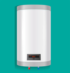 electric water geyser vector design