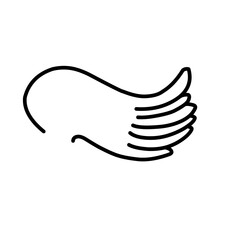 Cartoon Angel Wings vector