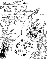 cartoon icon version special christmas 2023 vector