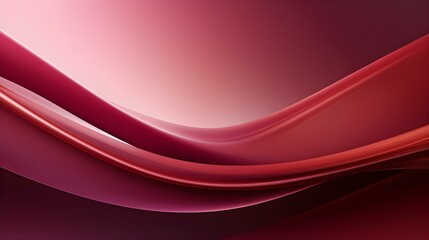 Abstract 3D Background of Curves and Swooshes in burgundy Colors. Elegant Presentation Template