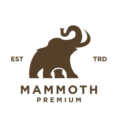 Mammoth logo icon design icon illustration