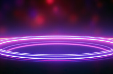 neon circle hole background