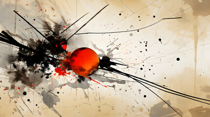 background with black splashes