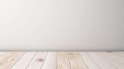 light wooden background, space for copy text, modern product display, white and beige background, studio light