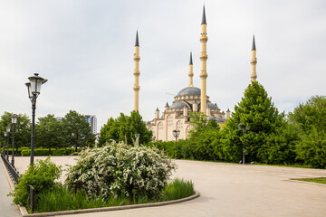Fototapeta na wymiar Akhmad Kadyrov Mosque