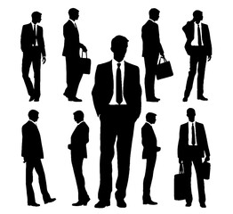 business people silhouettes