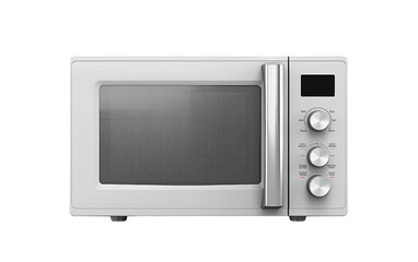 The Art of Microwave Visualization on a Clear Surface or PNG Transparent Background.