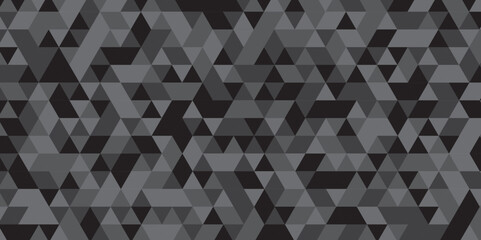 Seamless geometric pattern with shapes. Abstract geometric background triangle wallpaper. Gray polygonal background.