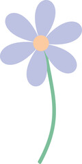 Cute Deisgn Flower Illustration