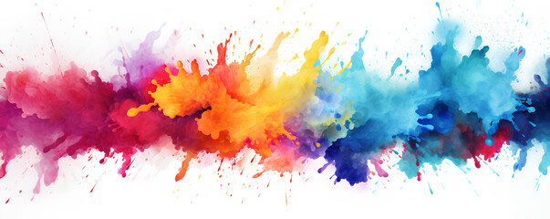 abstract watercolor background splash