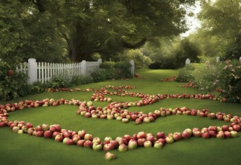 apples in the garden