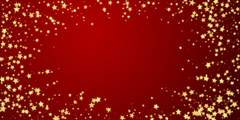 Magic stars vector overlay.  Gold stars scattered