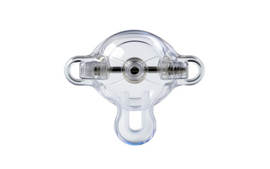 High Resolution Pacifier Snapshot on a Clear Surface or PNG Transparent Background.