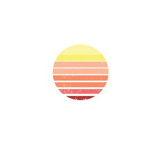 Retro Sun Symbol - Vector