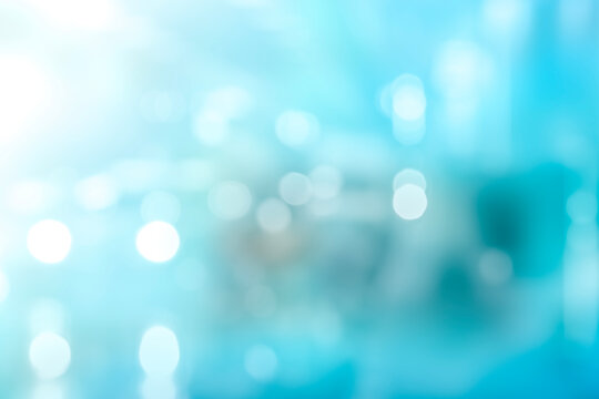 Abstract blurred beautiful nature blue background.